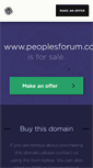 Mobile Screenshot of peoplesforum.com